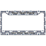 Baseball Jersey License Plate Frame - Style B (Personalized)