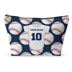 Baseball Jersey Makeup Bag - Large - 12.5"x7" (Personalized)