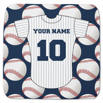 Baseball Jersey Memory Foam Bath Mat - 48"x48" (Personalized)