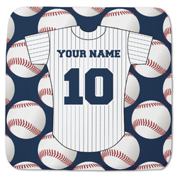 Baseball Jersey Memory Foam Bath Mat - 48"x48" (Personalized)