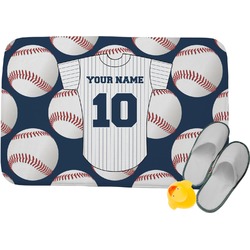 Baseball Jersey Memory Foam Bath Mat (Personalized)