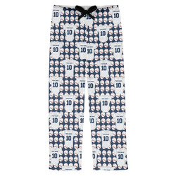 Baseball Jersey Mens Pajama Pants - 2XL (Personalized)
