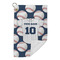 Baseball Jersey Microfiber Golf Towels Small - FRONT FOLDED