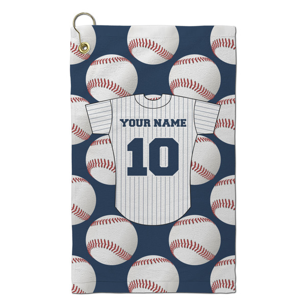 Custom Baseball Jersey Microfiber Golf Towel - Small (Personalized)