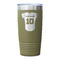 Baseball Jersey Olive Polar Camel Tumbler - 20oz - Single Sided - Approval