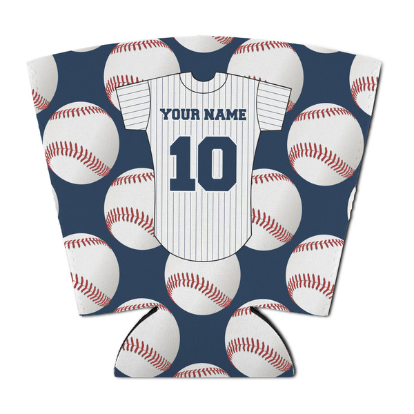 Custom Baseball Jersey Party Cup Sleeve - with Bottom (Personalized)