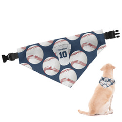Baseball Jersey Dog Bandana - XLarge (Personalized)