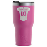 Baseball Jersey RTIC Tumbler - Magenta - Laser Engraved - Single-Sided (Personalized)