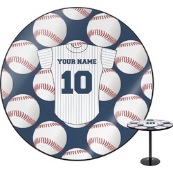 Baseball Jersey Round Table - 24" (Personalized)