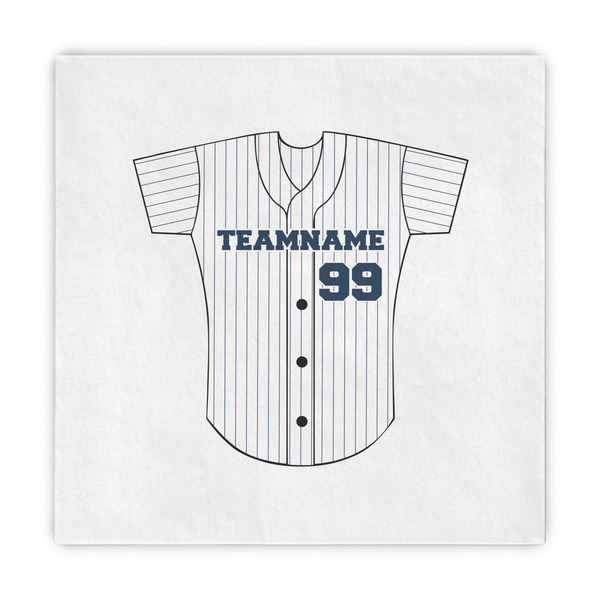 Custom Baseball Jersey Decorative Paper Napkins (Personalized)