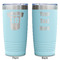 Baseball Jersey Teal Polar Camel Tumbler - 20oz -Double Sided - Approval