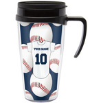 Baseball Jersey Acrylic Travel Mug with Handle (Personalized)