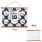 Baseball Jersey Wall Hanging Tapestry - Landscape - APPROVAL