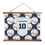 Baseball Jersey Wall Hanging Tapestry - Wide (Personalized)