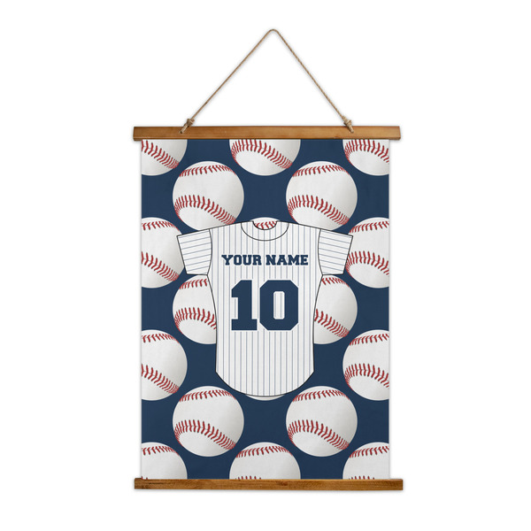 Custom Baseball Jersey Wall Hanging Tapestry - Tall (Personalized)