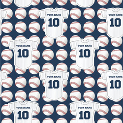 Baseball Jersey Wallpaper & Surface Covering (Peel & Stick 24"x 24" Sample)