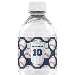Baseball Jersey Water Bottle Labels - Custom Sized (Personalized)