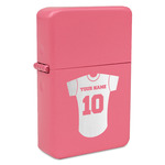 Baseball Jersey Windproof Lighter - Pink - Double Sided (Personalized)