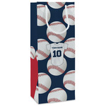 Baseball Jersey Wine Gift Bags - Gloss (Personalized)