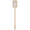 Baseball Jersey Wooden 6.25" Stir Stick - Rectangular - Single Stick