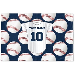Baseball Jersey Woven Mat (Personalized)