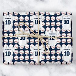 baseball wrapping paper