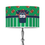 Football Jersey 12" Drum Lamp Shade - Poly-film (Personalized)