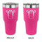 Football Jersey 30 oz Stainless Steel Ringneck Tumblers - Pink - Double Sided - APPROVAL