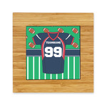 Football Jersey Bamboo Trivet with Ceramic Tile Insert (Personalized)