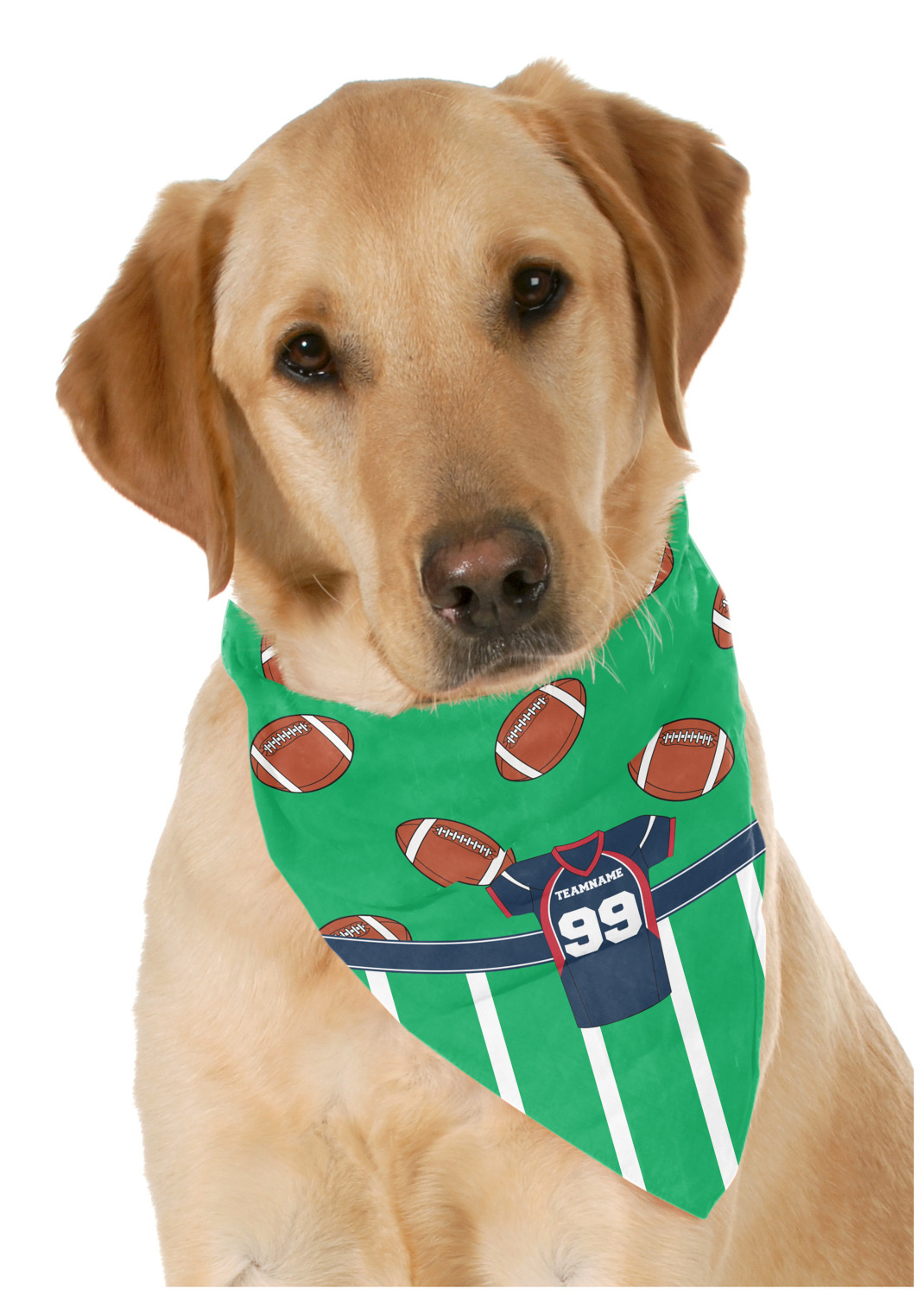 Football clearance dog bandana