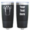 Football Jersey Black Polar Camel Tumbler - 20oz - Double Sided  - Approval