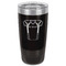 Football Jersey Black Polar Camel Tumbler - 20oz - Front