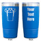 Football Jersey Blue Polar Camel Tumbler - 20oz - Double Sided - Approval