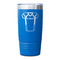 Football Jersey Blue Polar Camel Tumbler - 20oz - Single Sided - Approval