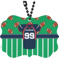 Football Jersey Rear View Mirror Decor (Personalized)