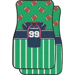 Football Jersey Car Floor Mats (Front Seat) (Personalized)