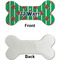 Football Jersey Ceramic Flat Ornament - Bone Front & Back Single Print (APPROVAL)