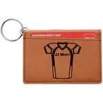 Football Jersey Leatherette Keychain ID Holder - Double Sided (Personalized)