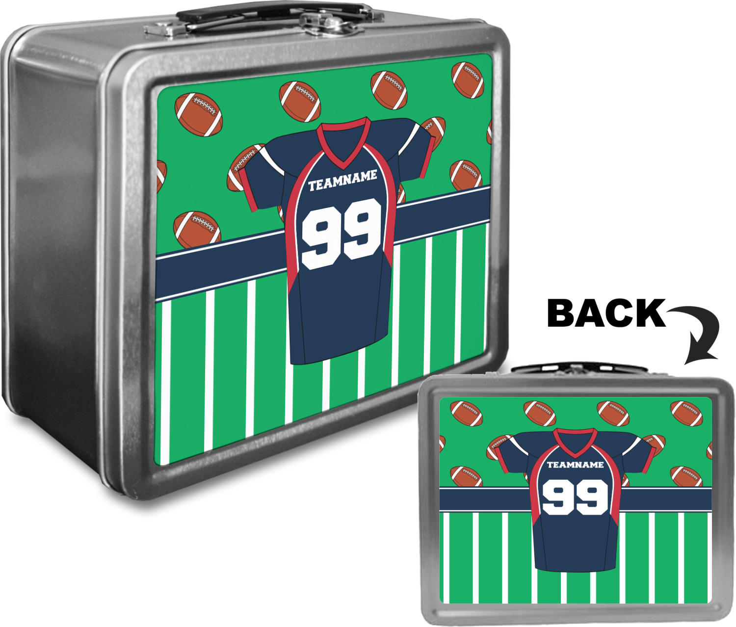 Football Jersey Lunch Box (personalized) - Youcustomizeit