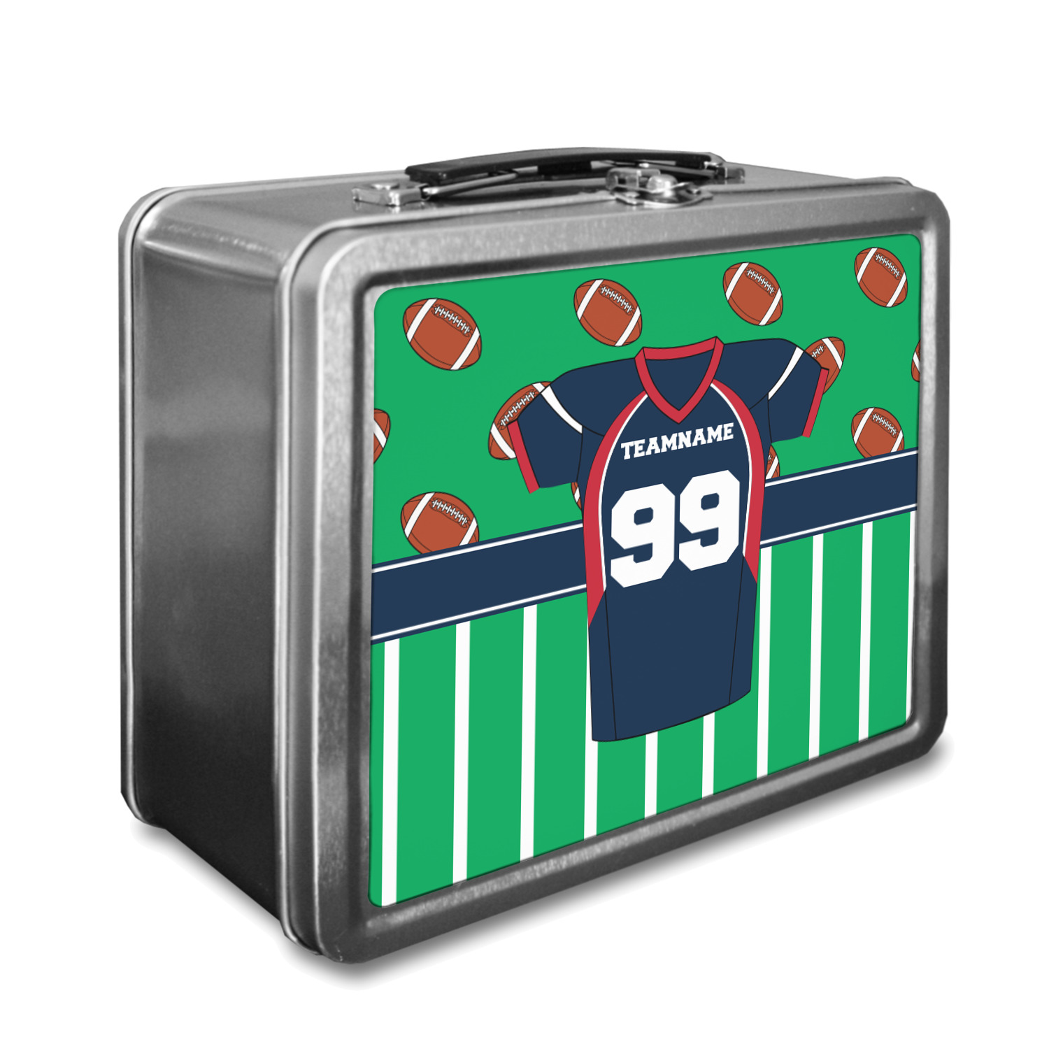 Football Jersey Lunch Box (Personalized) - YouCustomizeIt