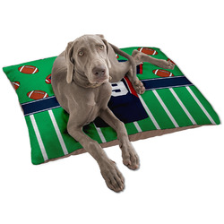 Football Jersey Dog Bed - Large w/ Name and Number