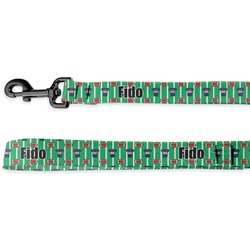 Football Jersey Deluxe Dog Leash - 4 ft (Personalized)