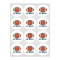 Football Jersey Drink Topper - Small - Set of 12