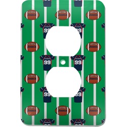 Football Jersey Electric Outlet Plate (Personalized)