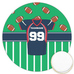 Football Jersey Printed Cookie Topper - 3.25" (Personalized)