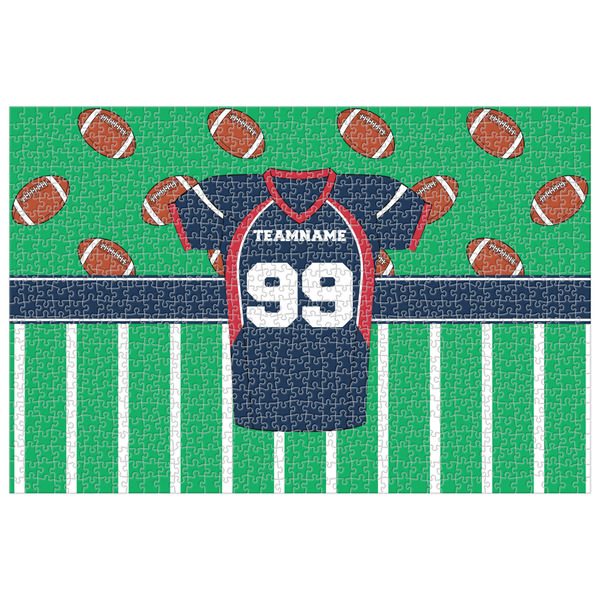 Custom Football Jersey Jigsaw Puzzle - 1000-piece (Personalized)