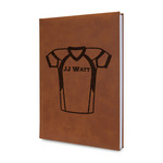 Football Jersey Leather Sketchbook - Small - Double Sided (Personalized)