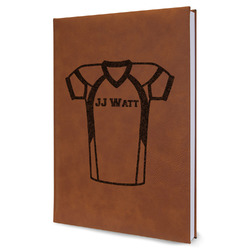 Football Jersey Leatherette Journal - Large - Single Sided (Personalized)