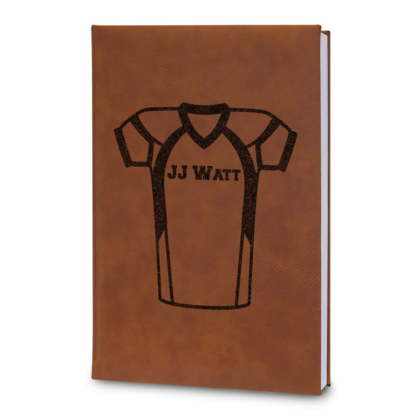 Custom Football Jersey Leatherette Journal - Large - Double Sided (Personalized)