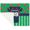 Football Jersey Linen Placemat - Folded Corner (single side)